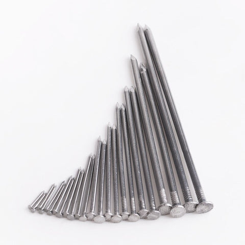 304 Stainless Steel Nail Cement Nail Steel Nail Carpenter Round Nail Cement Wall Nail Lengthened Small Nail Concrete Nail 10pcs