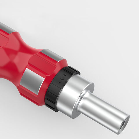 Magnetic Screwdriver Handle Ratchet Wrench Screw Socket Driver 1/4" or 4MM Hex Shank S2 Hand Tools Set