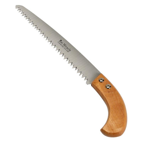 Kitchen Bar Barware Stainless Steel Bartenders Special Wooden Handle Cut Ice Saw