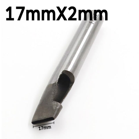 2mm*3/4/5/6/7/8/9/10/11/12mm DIY Drilling Bit Leather Craft Puncher Flat Hole Punch Maker Cutter Chisel Tool Set