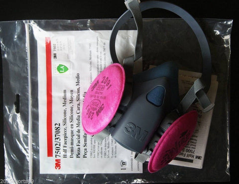 3M 7502 2091 P100 Industry Work Mask 7 In 1 Suit Paint Dust Mask Respirator Spray Dust Respirator Fliters