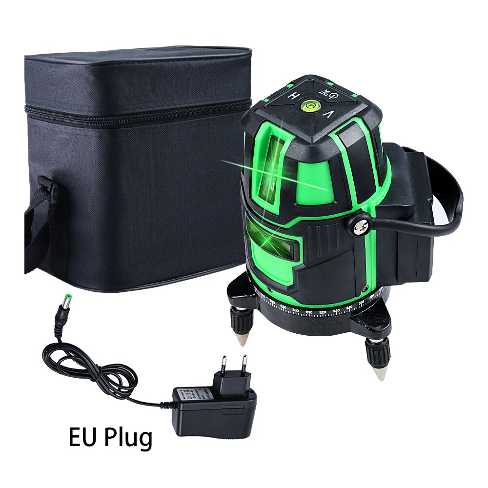 2/3/5 Cross Lines Laser Level Self-Leveling Horizontal And Vertical 360 Rotatable Indoor Outdoor Powerful Green Laser Beam Lines
