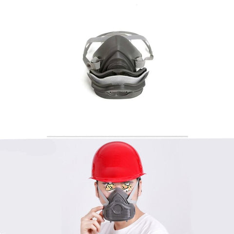 Half Face Rubber Anti-Dust Mask Industrial Particulate Dust Filter Pm2.5 Harmful Substance Respirator Dust Mask high quality