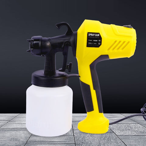 400W 22000RPM Electric Plastic Paint Sprayer Adjustable Detachable Home Wall Airbrush Latex Paint Spraying Machine