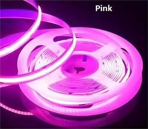 No Dark Spot, RA90 High Brightness/Density 5V/5m 12V/5m 24V/10m 220V/100m Waterproof COB LED Strip Light Flexible Light Belt
