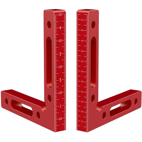 90 Degree Positioning Squares Aluminium Alloy Right Angle Clamps Woodworking Carpenter Tool