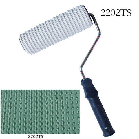 Decorative Paint Roller Patterned Painting Tool for Wall  Rubber Protection Stamp Polyurethane Textured Paint Pottery Wheel 2203