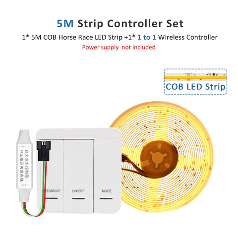 WS2811 IC COB Horse Race LED Strip Lights 24V 360LEDs/M Warm White 5M 10M 15M 20M Running Water LED Tape Lamp for Room Decor