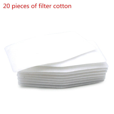 Dust Mask +20pcs Filter Cotton Respirator Half Face Dust-proof Mask Anti Industrial Construction Dust Haze Fog Safety Gas mask