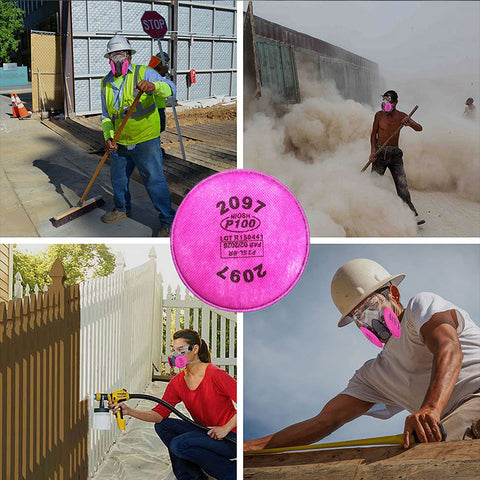 Lots of Painting Spray Industry 2091/2097 Particulate filter P100 for 3M 6800 7502 6200 Series Respirator Dust Mask