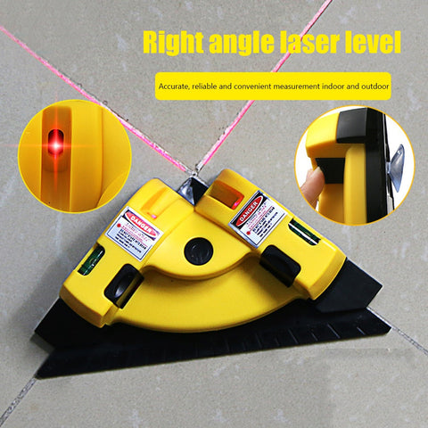 Right Angle 90 Degree Square Laser Level High Quality Level Tool Laser Measurement Tool Level Laser for Carpet Hardwood Floor