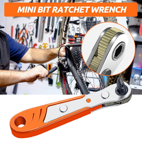 Hexagon Ratchet Screwdriver 1/4inch Mini Quick Release Socket Tools Household Handle Repair Wrench Screwdriver for Car Vehicle