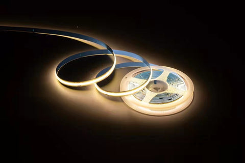 10 Meters CRI 90 DC24V 320 Chips/M Warm White Soft Tape COB LED Strip Lights