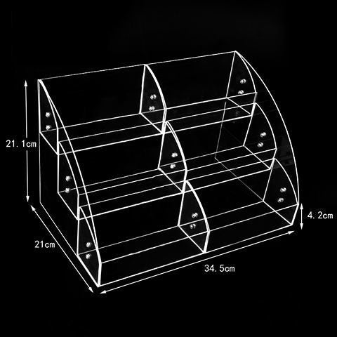Acrylic Book Display Stand For A5 Ledger Display Rack Ladder Supermarket Stationery Store Book Notebook Display Magazine Holder