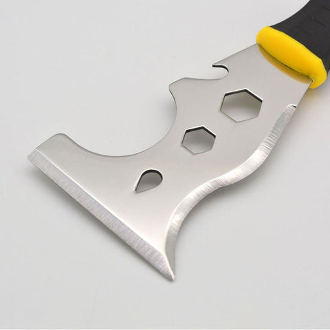 13in1 Stainless Steel Paint Putty Scraper Tool Spackle Knife Caulk Removal Tool Painters Tool Paint Can Opener Paint Remover