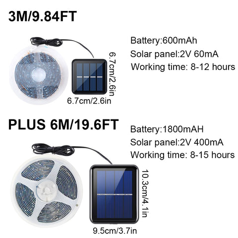 Solar Light Outdoor Led Strip Garden Decoration String Lights Solar Led Strip Street Garland Waterproof Christmas Solar Lamp