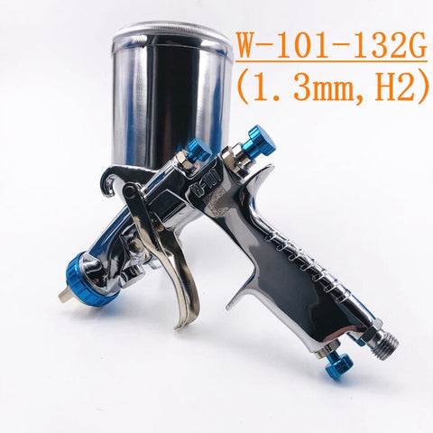 Paint Gun W101 Air Spray Gun Hand Manual Spray Gun 1.3/1.5/1.8mm Japan Quality W-101 Paint Sprayer 400CC Plastic Tank Airbrush