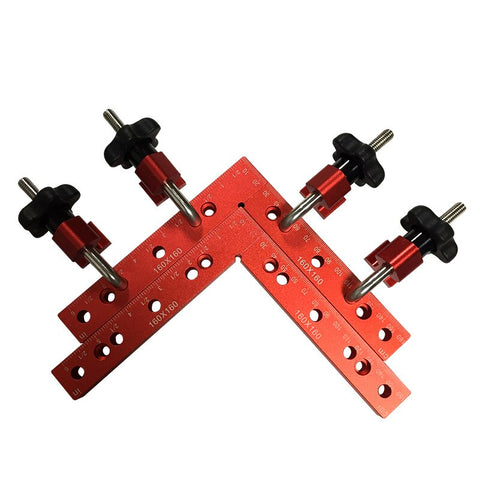 90 Degree Woodworking Aluminium Alloy Right Angle Clamps  Positioning Squares Clamps Woodworking Corner Clamp Carpenter Tools