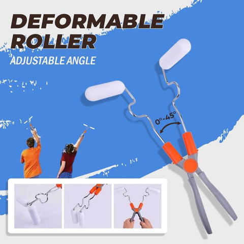 Speeding Roller Brush Double Sided Paint Roller Brush Roller Brush Painting Brushes Cylindrical Corner Painting Tools Dropshippi