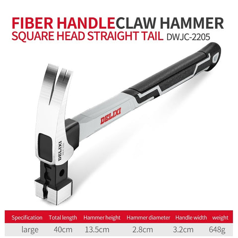 Multifunction Non-slip Shockproof Steel Hammer Hand Tool Magnetic Claw Hammer for Woodworking Automatic Nail Suction Hammer