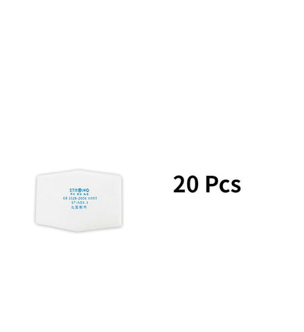 Dust Mask +20pcs Filter Cotton Respirator Half Face Dust-proof Mask Anti Industrial Construction Dust Haze Fog Safety Gas mask