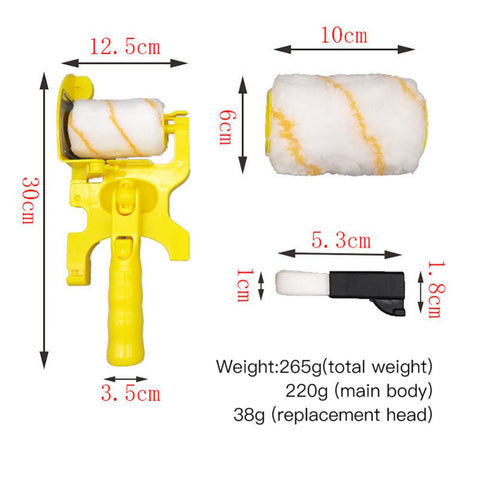 Clean Cut Paint Edger Roller Trimming Roller Brush Hair Brush Paint Brush Latex Paint Roller Brush For Home Room Wall Ceilings
