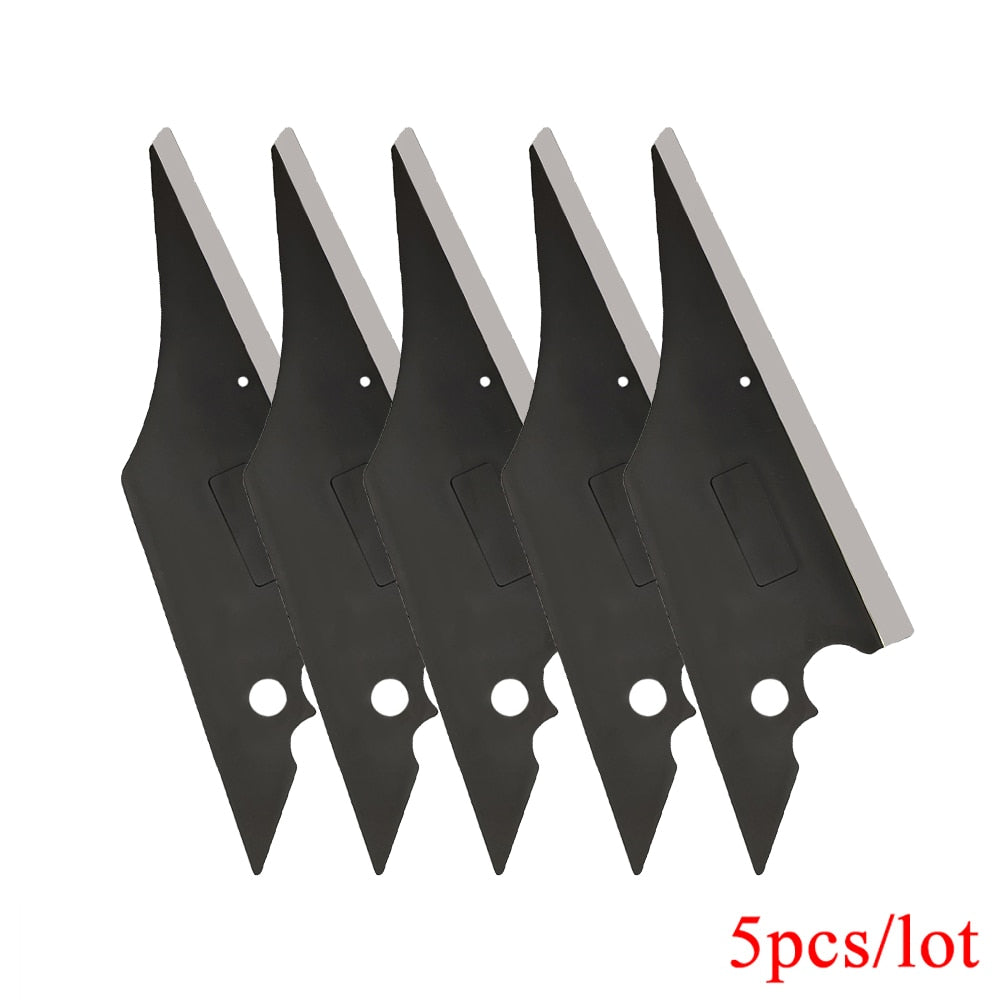 5pcs Rubber Squeegee Vinyl Tinting Tools Window Glass Cleaning Scraper Snow Shovel Water Wiper Car Wash Accessories 5A26Y