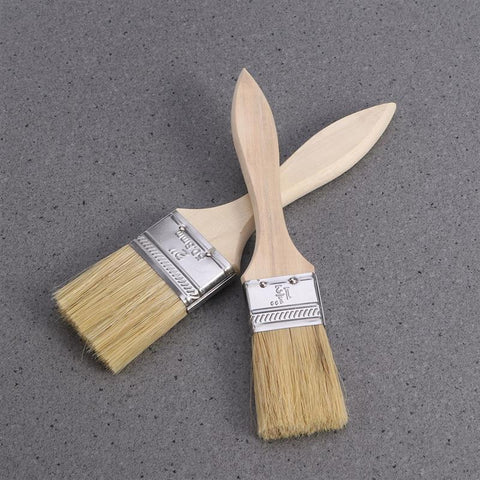 5PCS Paint Brushes with Wooden Handle Paint Brush for Wall And Furniture Paint Paint Brushes Easy To Clean Wooden Cleaning Brush