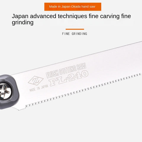 Japanese Okada Saw Z Brand Flat Cut Saw Carpenter's Wood Sa Saw Handmade Tenon Saw Carpenter's Wood Sa Hand Sawing Garden Saw