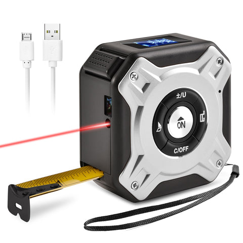 5m/40m Laser Tape Measure Distance Meter Metro Laser Rangefinder ConstructionTools  Roulette Laser Meter Measuring Instruments