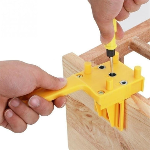 Woodworking Tool Handheld Drill Guide Hole Saw Tools Drill Bits Drilling Locator Straight Hole Locator Carpenter Corner Clamp