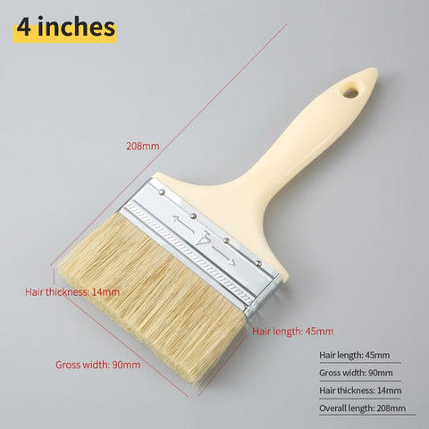 Multifunction Plastic Handle Bristle Paint Brushes for Wall and Furniture Paint Tool Painting Brushes Set Artist Paint Brushes