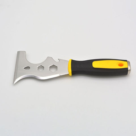 13in1 Stainless Steel Paint Putty Scraper Tool Spackle Knife Caulk Removal Tool Painters Tool Paint Can Opener Paint Remover