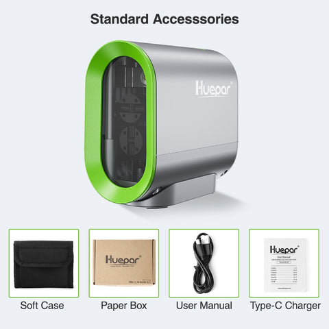 Huepar 2 lines Self-leveling Laser Level &amp; Rechargeable Li-ion Battery Green Beam Cross Line with Pulse Mode &amp; Tripod laser Tool