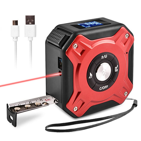 5m/40m Laser Tape Measure Distance Meter Metro Laser Rangefinder ConstructionTools  Roulette Laser Meter Measuring Instruments