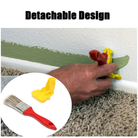 1pcs Latex Paint Trimming Color Separator Interior Wall Roof Painting Brush Edger Angle Closing Edge Imitation Wool Roller Brush