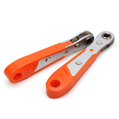 Hexagon Ratchet Screwdriver 1/4inch Mini Quick Release Socket Tools Household Handle Repair Wrench Screwdriver for Car Vehicle