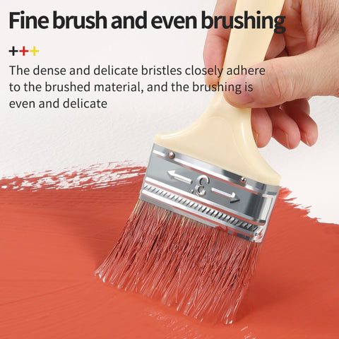 Multifunction Plastic Handle Bristle Paint Brushes for Wall and Furniture Paint Tool Painting Brushes Set Artist Paint Brushes