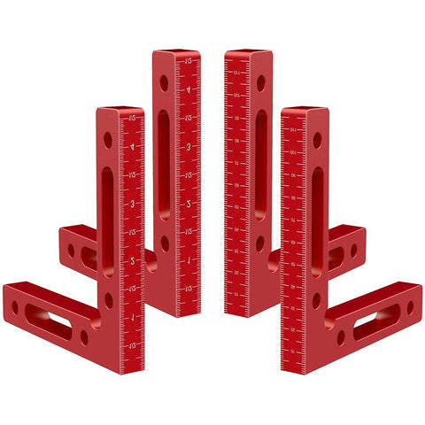90 Degree Positioning Squares Aluminium Alloy Right Angle Clamps Woodworking Carpenter Tool