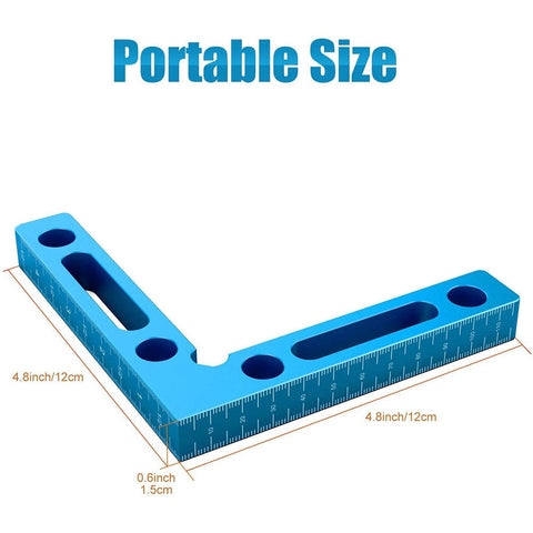 90 Degree Positioning Squares Aluminium Alloy Right Angle Clamps Woodworking Carpenter Tool