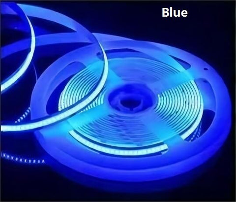 No Dark Spot, RA90 High Brightness/Density 5V/5m 12V/5m 24V/10m 220V/100m Waterproof COB LED Strip Light Flexible Light Belt