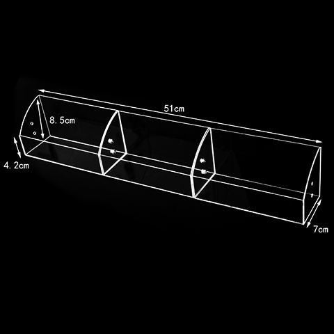 Acrylic Book Display Stand For A5 Ledger Display Rack Ladder Supermarket Stationery Store Book Notebook Display Magazine Holder