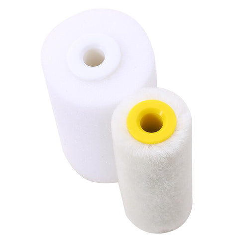Mini Foam Paint Roller Painting Decorating Kit 2 Inch Small Paint Roller Tray Set for Wall Painting Repair Brush