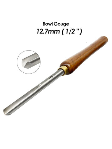 HSS Woodturning Gouges for Wood Lathe Wooden Turning Tools Carving Chisels Woodworking Accessories with Walnut Handle