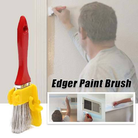 1pcs Latex Paint Trimming Color Separator Interior Wall Roof Painting Brush Edger Angle Closing Edge Imitation Wool Roller Brush