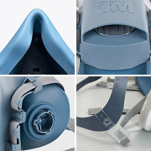 7/9/15/17in1 3M 7502 Gas Dust Mask Respirator Painting Masks Spray Filtering Replaceable Cotton 5N11 Welding Industry