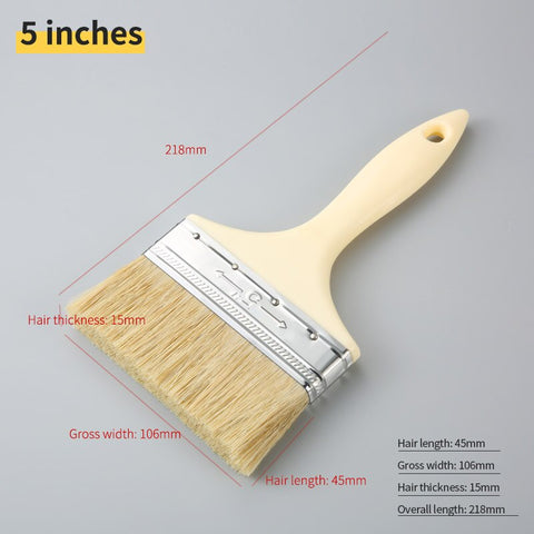 Multifunction Plastic Handle Bristle Paint Brushes for Wall and Furniture Paint Tool Painting Brushes Set Artist Paint Brushes