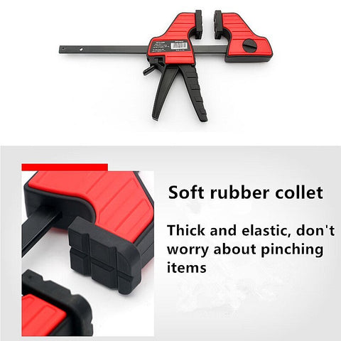 4 Inch Heavy Duty F Clamp Clip Work Bar Clamps Carpenter Ratchet Release Woodworking Reverse Clamping Quick Grip F Clamps