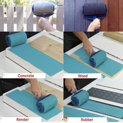 7pc/Set Multifunctional Paint Roller Corner Brush Handle Tools Wall Painting Roll DIY Household Easy to Operate Painting Brushes