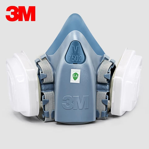 7/9/15/17in1 3M 7502 Gas Dust Mask Respirator Painting Masks Spray Filtering Replaceable Cotton 5N11 Welding Industry